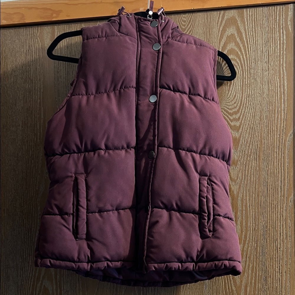 Purple Puffer Vest
